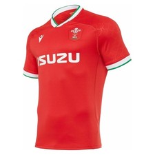 Official Macron Wales WRU 2020/2021 Home Men's Rugby Shirt - RRP £70.00