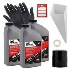 Factory Racing Parts SAE 10W-40 3qt Oil Change Kit Fits Kawasaki Ninja / Versys 55.99 per gallon