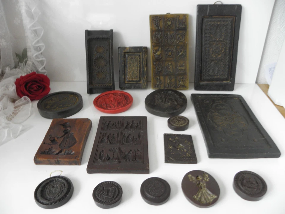 Konvolut von 17 Wachsmodel Springerlemodel Wanddeko Backen - Bild 3 von 4