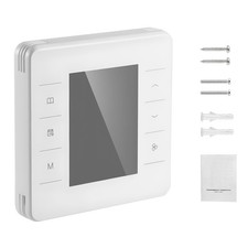 Uimoso Programmable 7-Day Thermostat for Heat Pump and AC - White