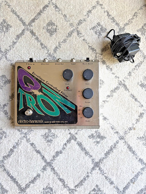 VINTAGE Electro-Harmonix Q-TRON Envelope Filter Pedal - ORIGINAL POWER SUPPLY