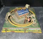 Vintage MARX TOYS Honeymoon Express Train Wind Up Tin Toy "No Train/ For Repair"