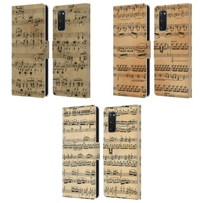 HEAD CASE DESIGNS SHEETS LEATHER BOOK CASE & WALLPAPER FOR SAMSUNG PHONES 2 - Image 1 of 4