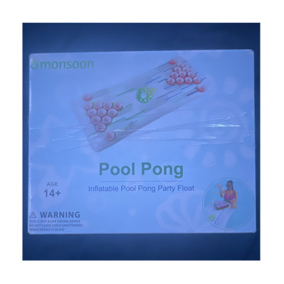 Monsoon Pool Pong Inflatable Pool Pong Party Float, MPN INFL-PLPONG