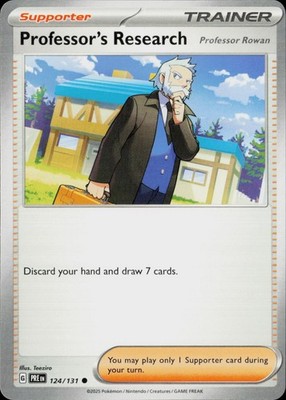 Professor's Research [Prof Rowan] PRE SV: Prismatic Evolutions #124/131 Com NM