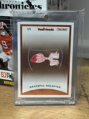 2022 Zerocool Veefriends Series 1 Graceful Goldfish Very Rare #'d 4/5 - RARE!