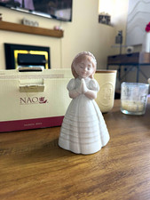 NAO Praying Girl Porcelain Religious Figurine White, Boxed, MPN 5600