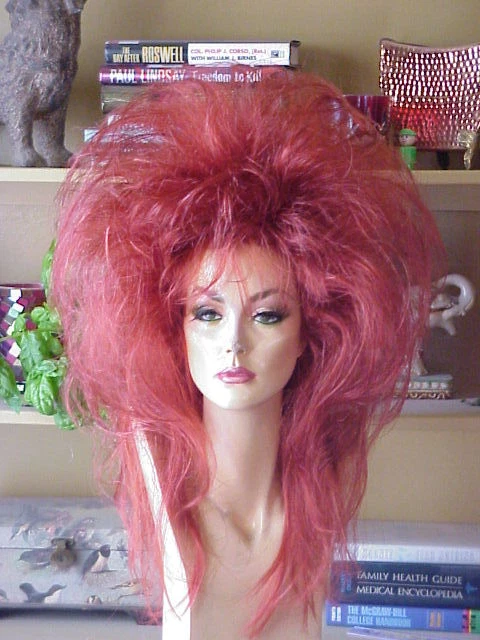 WOW EMPRESSBIANCA S NEW YEAR DRAG QUEEN WIG BRIGHT RED SHOWN LONGER LOOK