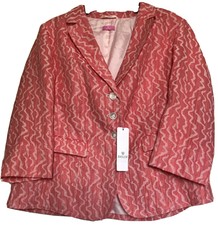 Basler Summer Set Beautiful Ladies Pink Jacket Uk Size 20 Bnwt