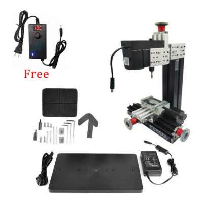 New 100~240V Metal Mini Milling Machine DIY Woodworking Tool Student Modelmaking