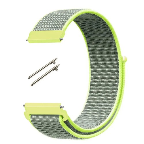 Nylon Sport Loop Armband 20 mm Quick Release Klettverschluss viele Farben - Bild 3 von 25