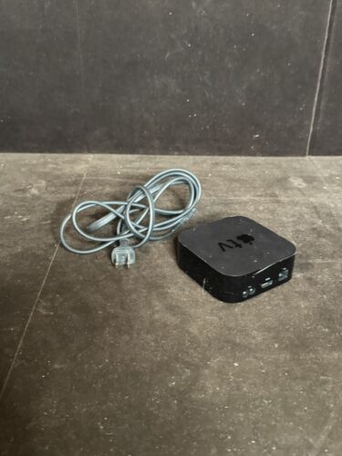 Apple TV 4K 64GB Black (NO REMOTE) MQD22LL/A A1842 TV Box And Generic Cord Only