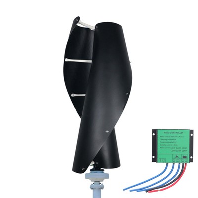 600W 24V Vertical Windkraftanlage Windgenerator & PWM Laderegler Off Grid System