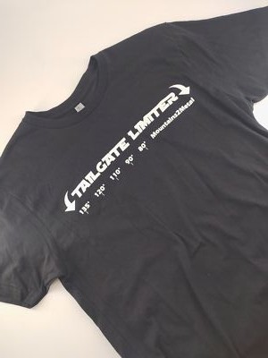 Bronco apparel Tailgate Range Limiter TShirt Black by Mountains2Metal