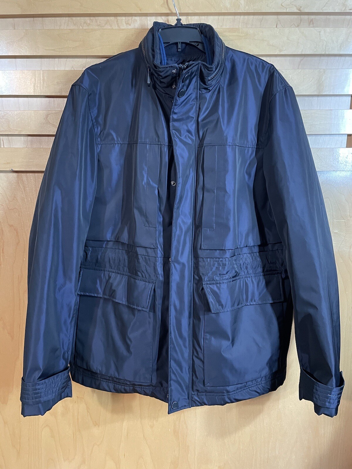 ARC'TERYX Giacca parka da uomo Ted Baker London taglia S cerniera intera con bottoni automatici con cappuccio