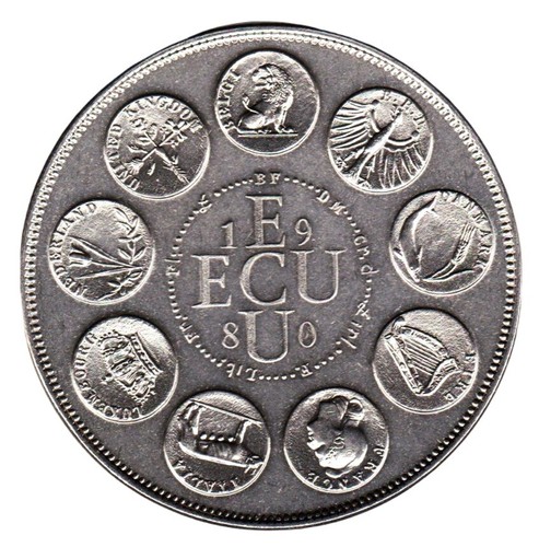 Médaille ECU 1980 / EUROPA - FRANCE - europe medal - rodier