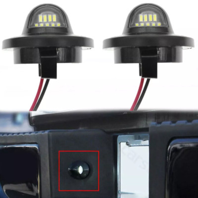 2PCS LED License Plate Light Assembly Replacement Tag Lamp for F150 F250 F350