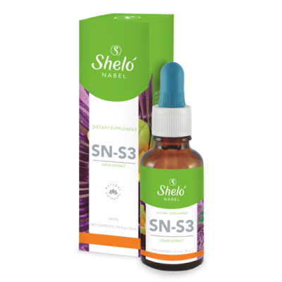 SN-S3 valeriana Pasiflora Melissa Gotas Ansiedad Estress Insomio Sheló NABEL