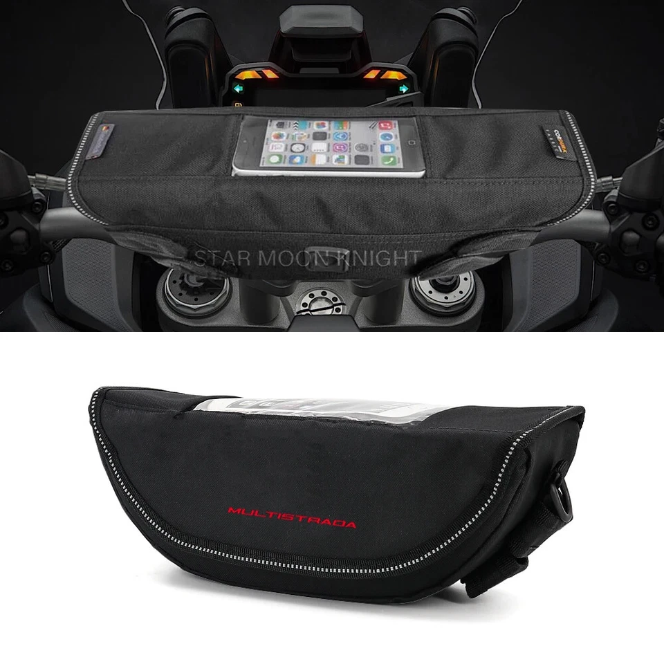 Bolsa de manillar de viaje para Ducati Multistrada 1200 950 1260 V4 V4S 797 Foto 2 de 4