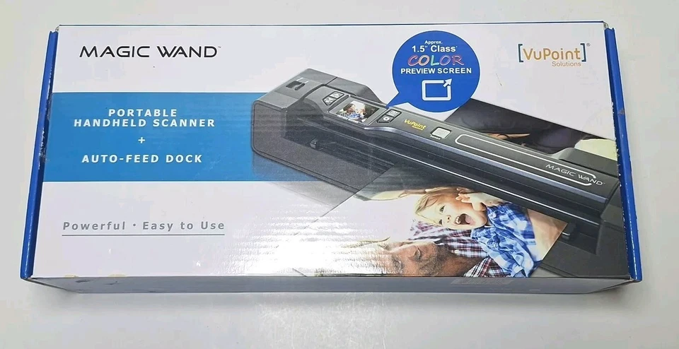 VuPoint Magic Wand Portable Scanner with Auto-Feed Dock PDSDK-ST470T-VP Open Box - Image 4 of 4