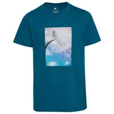 Nike Basketball Bliss Bright Spruce Tee Blue Graphic Print Men's T-shirt 2XL NEW