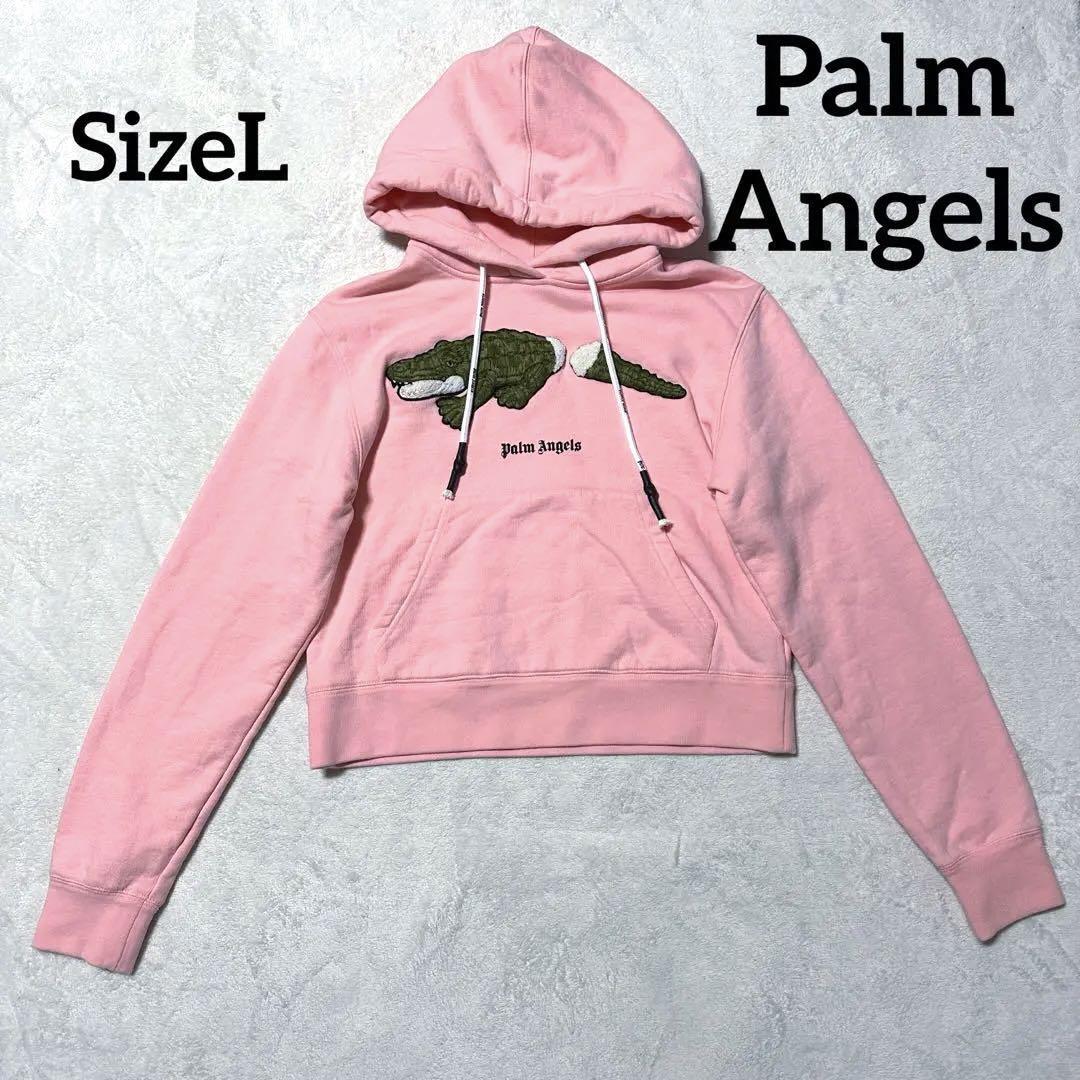 Sweat à Capuche Palm Angels Brodé - Coton, Taille M, Vert - Neuf Avec étiquettes - Homme