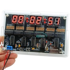 Digital Clock Circuit DIY Kit Electronic Clock Teaching soldering Practice Kit-