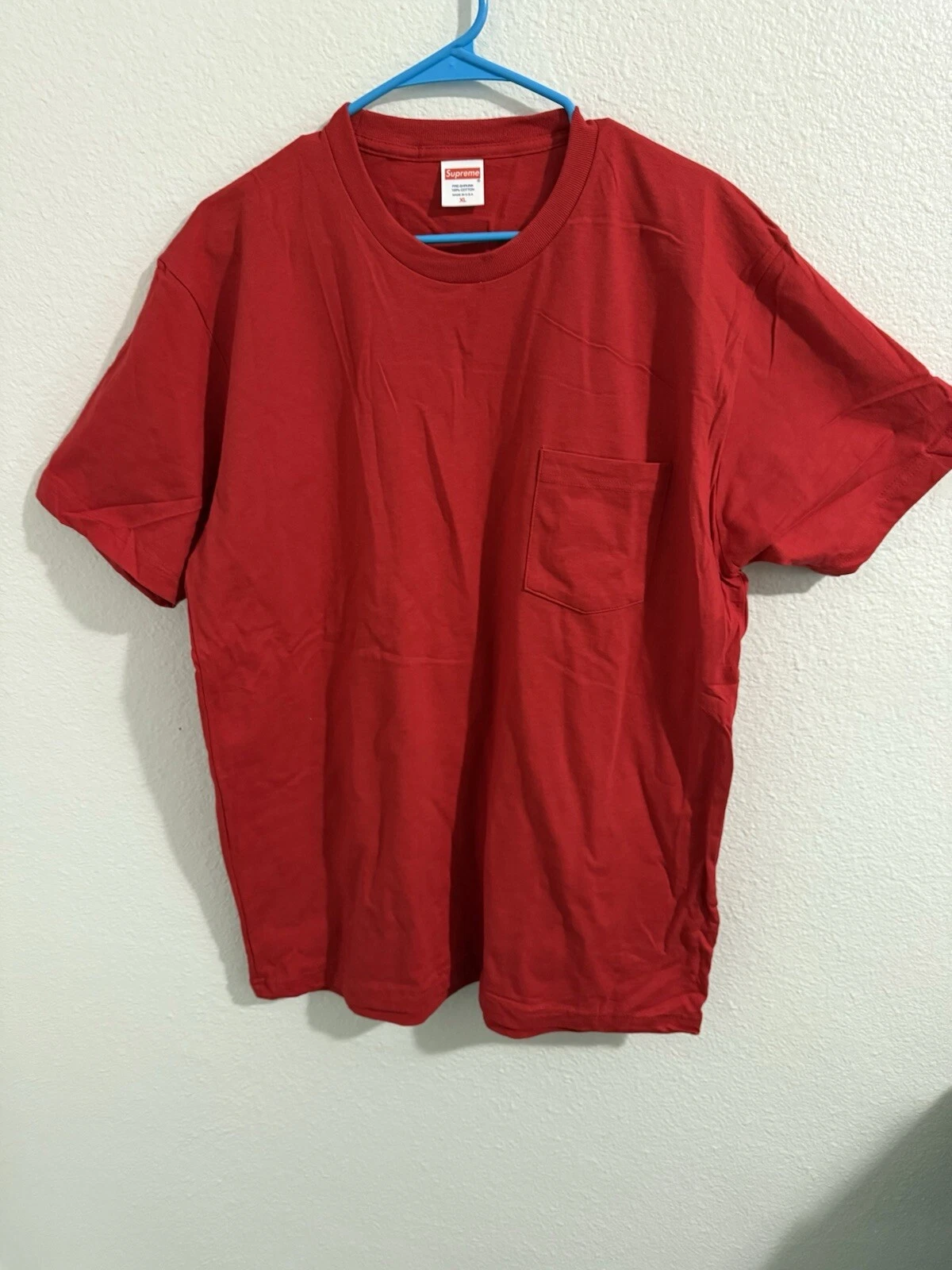 T shirt Supreme XL. Rouge Made In America 