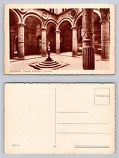 Firenze Cortile di Palazzo Vecchio Vintage Postcard Italy Architecture Art