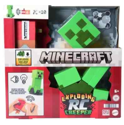 Minecraft Exploding RC Creeper Car Lights & Sounds with DLC Code SHIPS NOW
