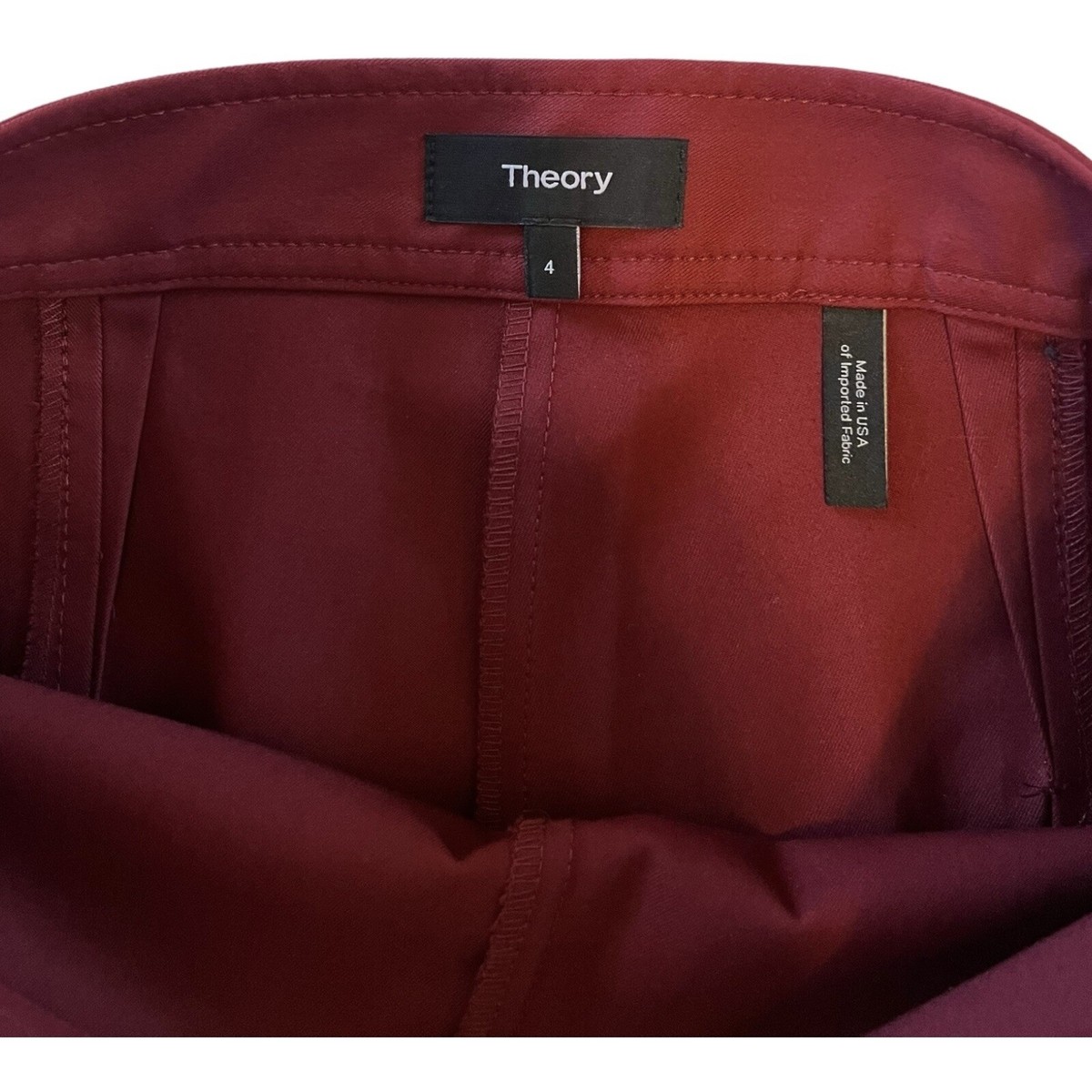 Theory Bimsa Deep Raspberry Approach Pant 4 | eBay display picture 1