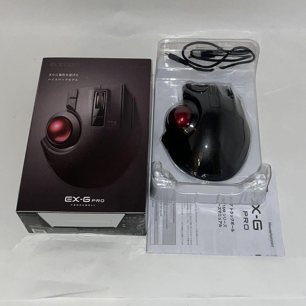 ELECOM M-XPT1MRXBK Wireless Bluetooth Trackball Mouse