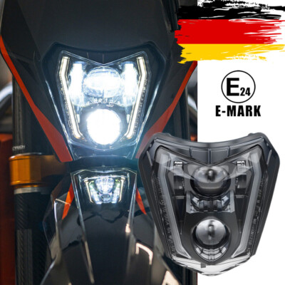 LED Scheinwerfer Für KTM GasGas Husqvarna 700 690 SMC R EXC F XC-W Free ES SM