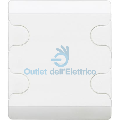 Coperchio BTICINO 506EC Per Scatola Derivazione 506E - Superficie Satinata Per Tinteggiatura - Con Viti Occultabili - Foto 4