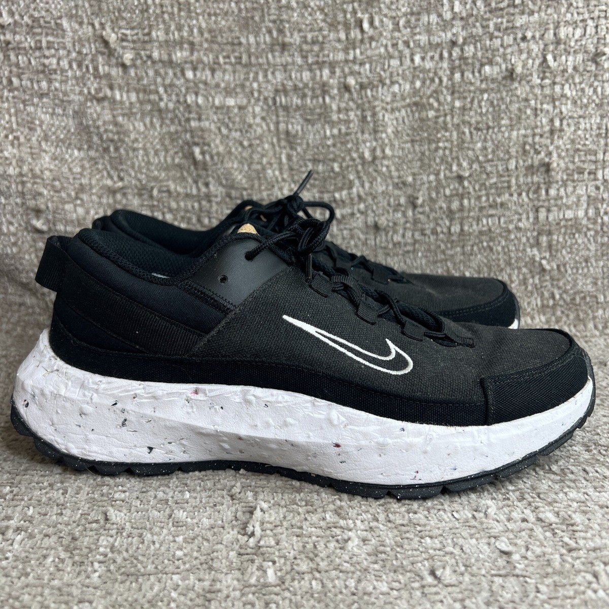 Nike Crater Remixa Women's Size 8.5 Black Running Shoes Sneakers