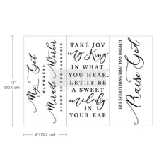 ReDesign with Prima Transfer - Scripture