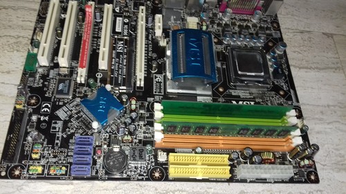 MSI MS-7350 + CPU + RAM + ENCHUFE DE PLACA IIO 775 - Imagen 4 de 10
