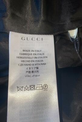 Gucci Sz 38 XS 2020 Cruise Wool Velvet Logo Coats 550978 ZAAL6