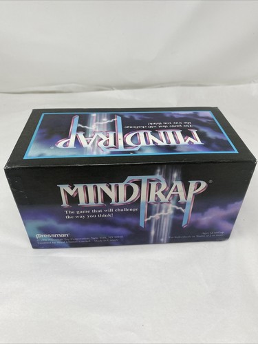 Mindtrap Retro Card Game 1996 Edition Pressman Mind Challenge Thinking Family - Picture 3 of 9