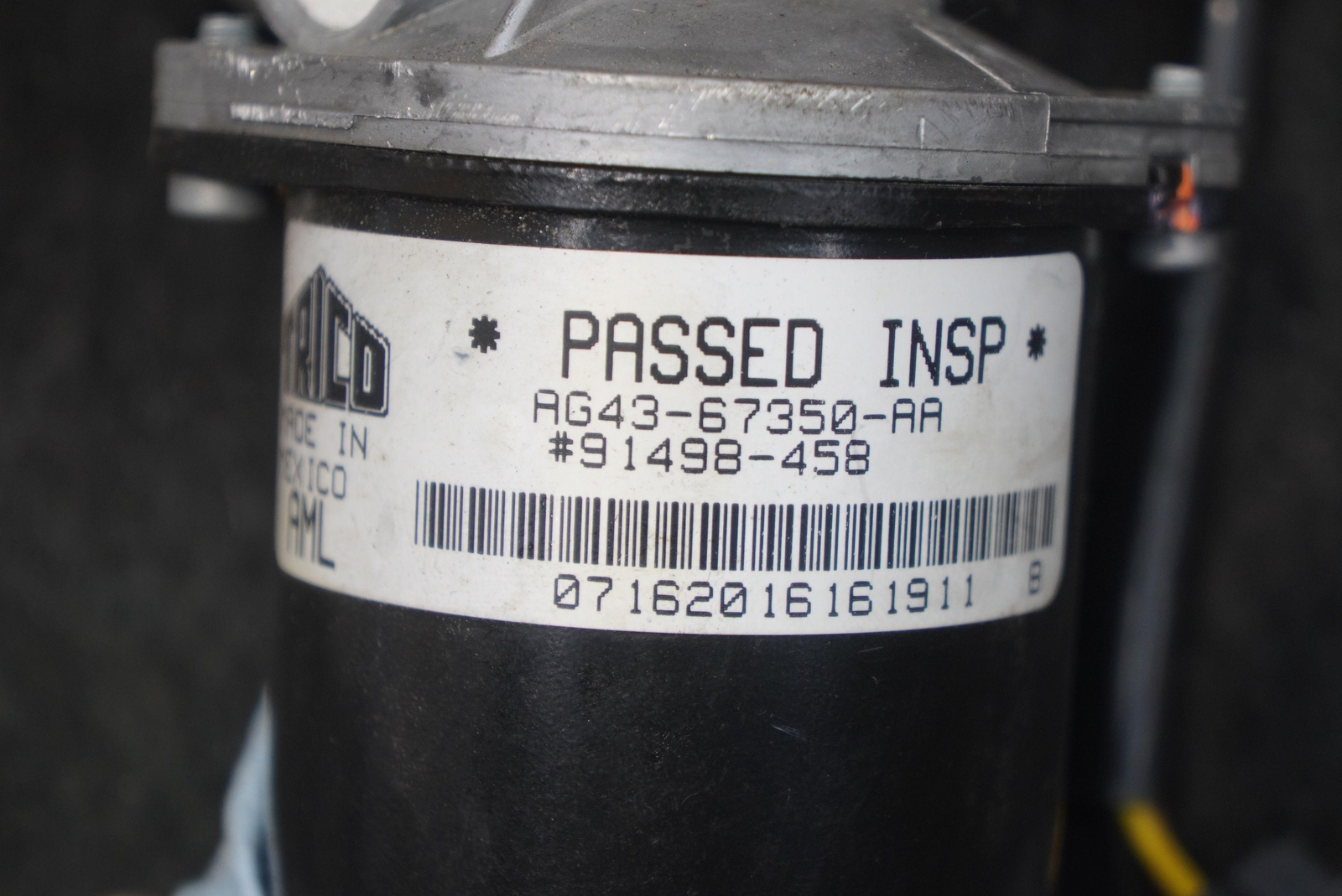 Front Windshield Wiper Motor Ag43-67350-aa Oem Aston Martin V12 Vantage 2017