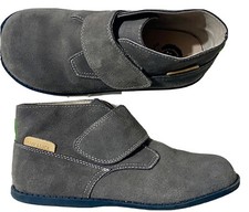 RARE Livie  Luca Sz 2 Gray Suede Leather Shoes Boots Booties Pollock Slip On