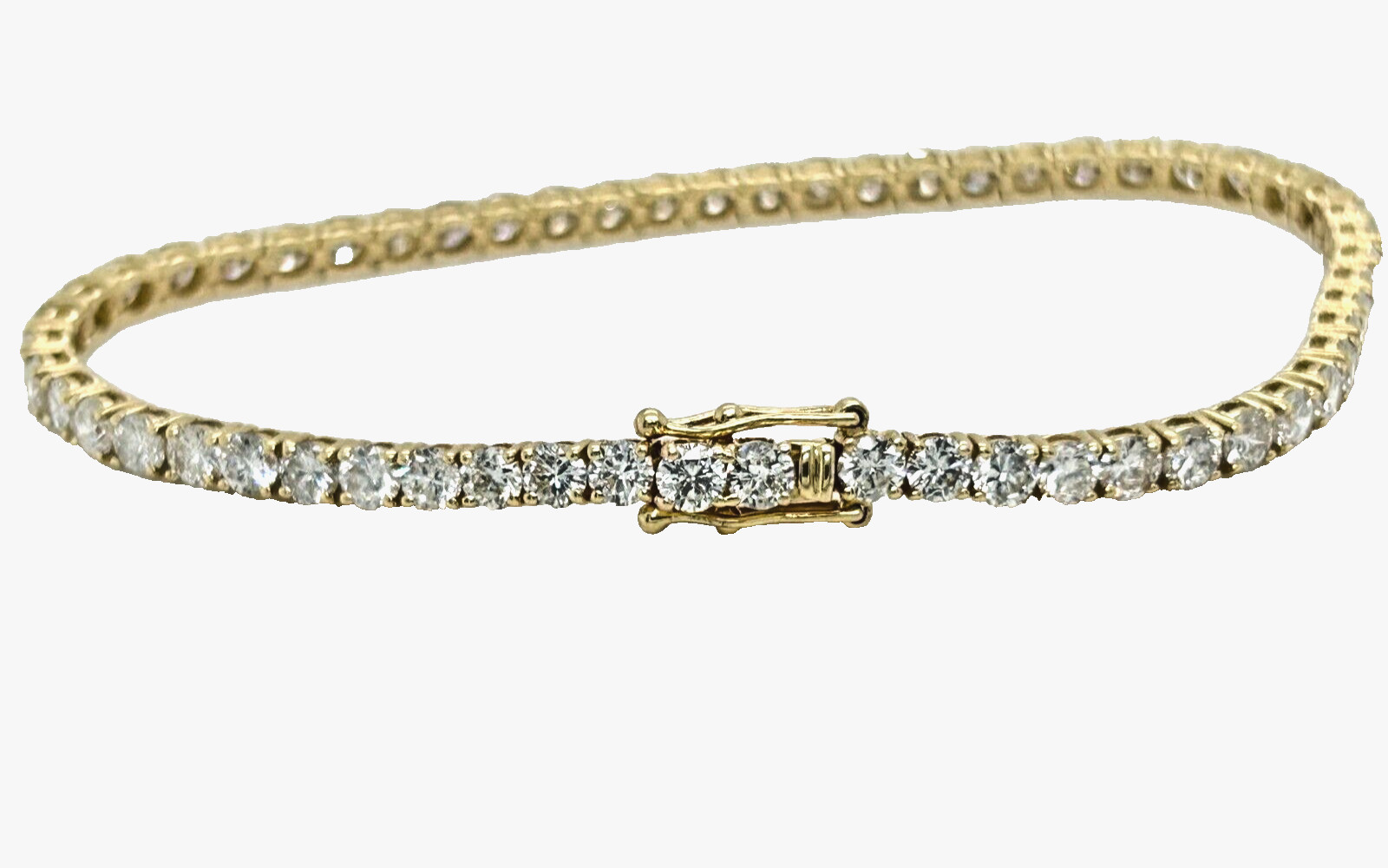 14K Gold Diamond Tennis Bracelet - Gem