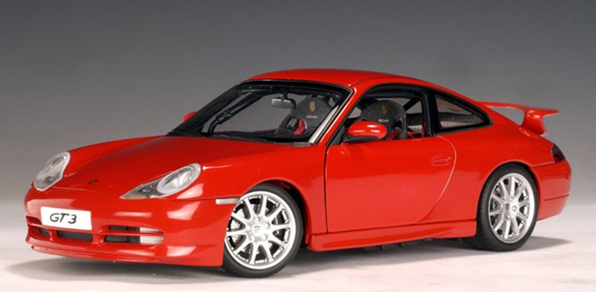 1999 PORSCHE 911 CARRERA GT3 (996) RED by AUTOART #77811 1:18
