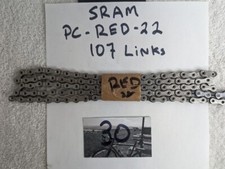 Sram Red 22 Bike Chain, 11 Speed, 107 Links, PC-Red-22