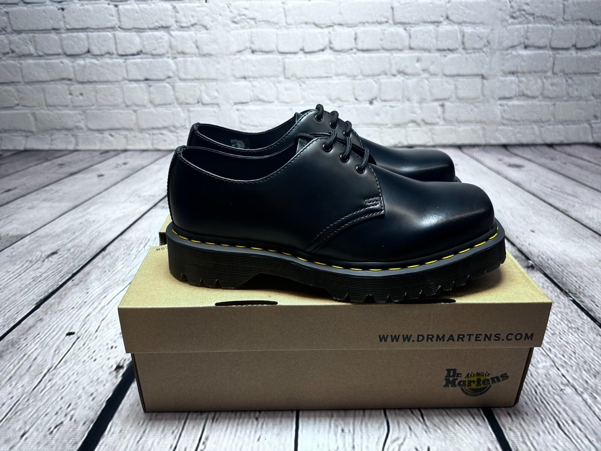 Dr. Martens 1461 Bex Squared Shoes, Black Polished Smooth | eBay