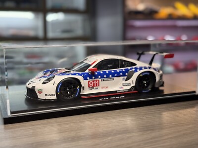 Ultra RARE! 1/18 Dealer Edition Porsche 911 RSR Racecar US iMSA