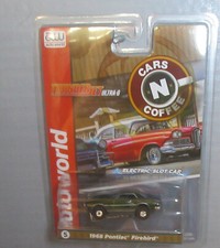 "NEW" AW REL 2 SC392 GREEN 1968 PONTIAC FIREBIRD T JET SLOT CAR