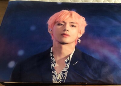 BTS 防弾少年団 V TAEHYUNG テヒョン テテ ブランケット BTS V Kim Taehyung Official Fansite Gaint Blanket | eBay
