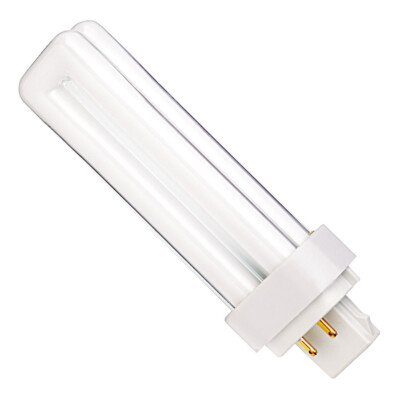 #ad Sylvania 20671 CF13DD E 835 13W T4 Double Tube CFL 4pin G24q 1 3500k Warm White $5.75