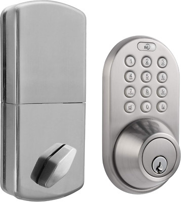TF-02SN Digital Deadbolt Door Lock with Electronic Keypad for Exterior Doors, Sa